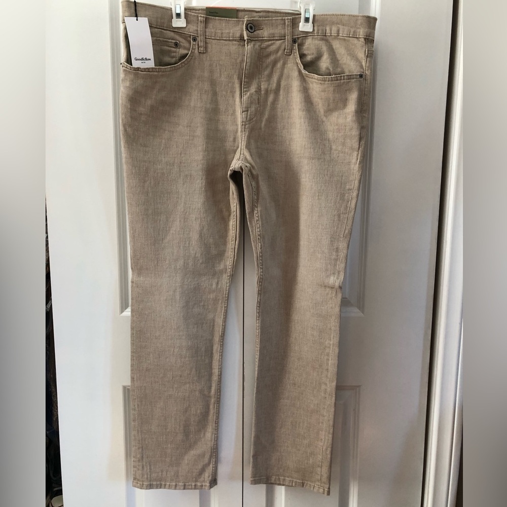 GOODFELLOW Tan Denim Men’s Pants
 40 x 30 NWT